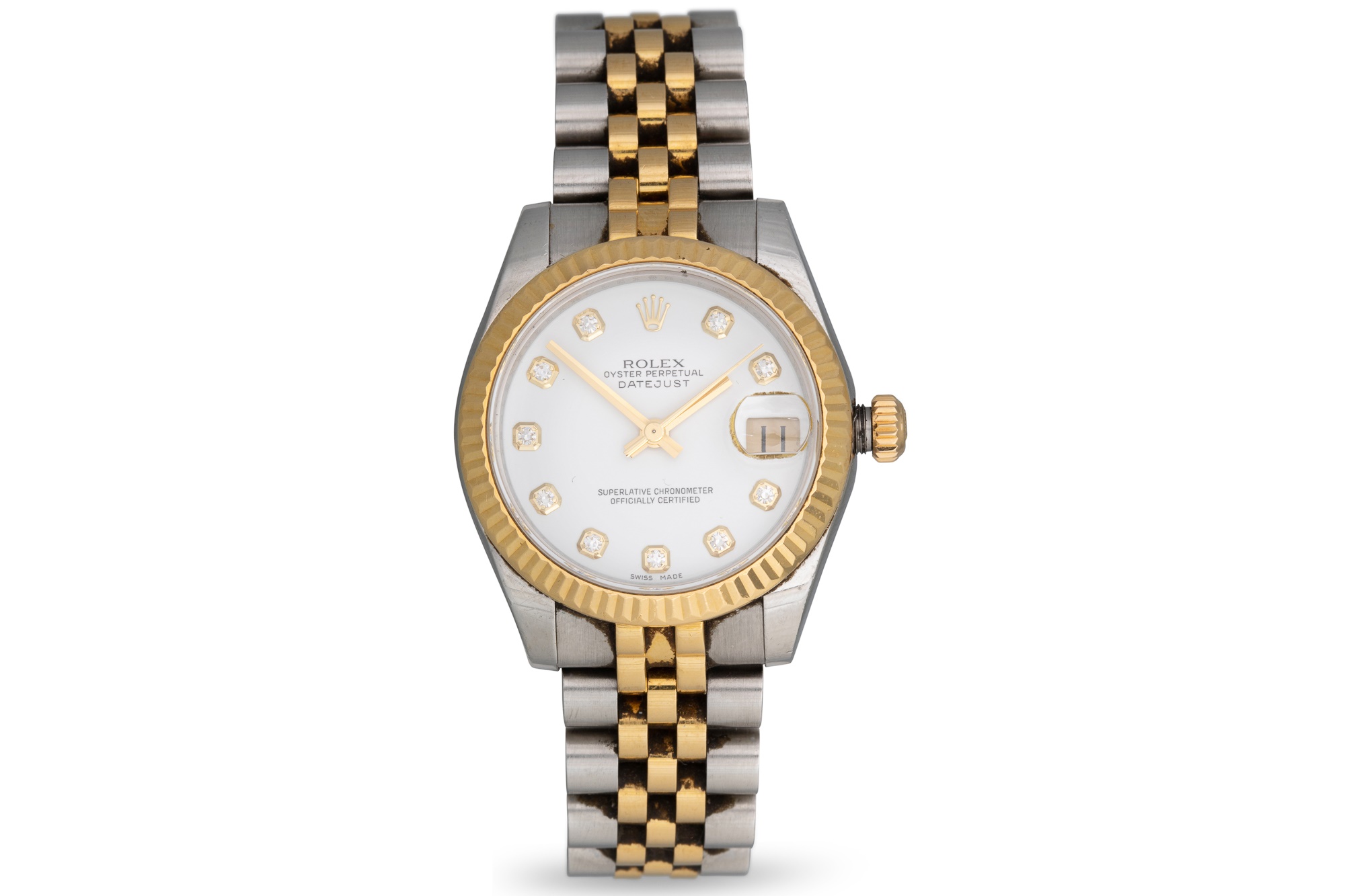 two tone rolex watch