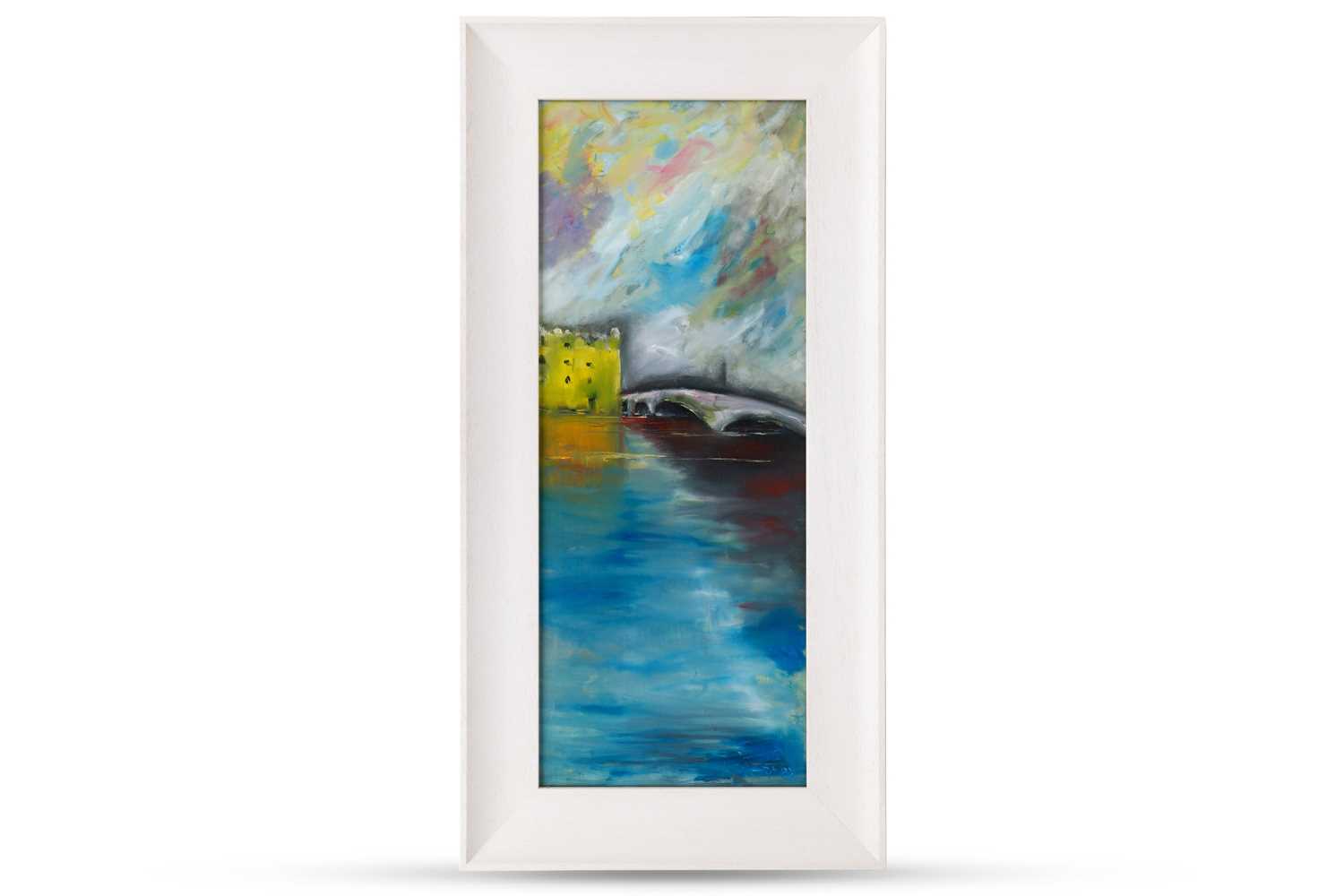 Lot 434 - ANTHONY O'GRADY, “Athy bridge & Castle” 2020,...