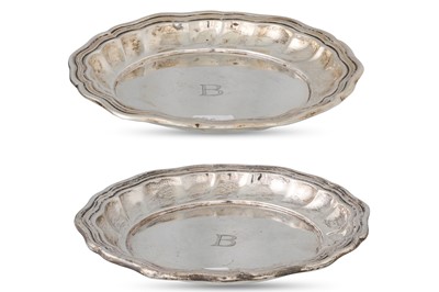 Lot 525 - AN ANTIQUE PAIR OF GERMAN (.800) SILVER...