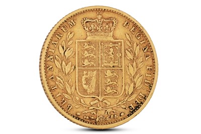 Lot 517 - A VICTORIAN GOLD FULL SOVEREIGN ENGLISH COIN,...