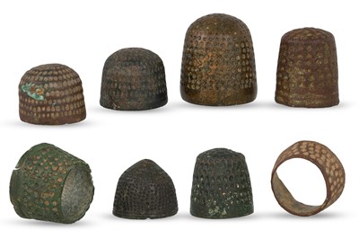 Lot 439 - EIGHT THIMBLES