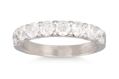 Lot 383 - A DIAMOND RING, the eight brilliant cut...