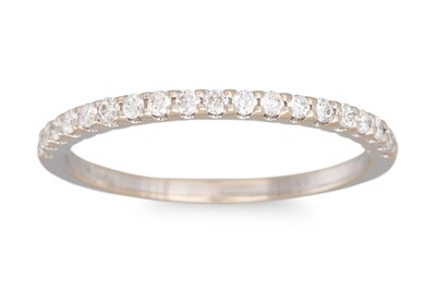 Lot 388 - A DIAMOND HALF ETERNITY RING, mounted in 18ct...