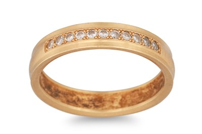 Lot 137 - A DIAMOND HALF ETERNITY RING, mounted in 18ct...