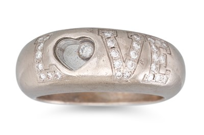 Lot 188 - A CHOPARD "LOVE" HAPPY DIAMOND RING, mounted...