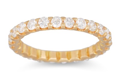 Lot 215 - A DIAMOND FULL BAND ETERNITY RING, the...