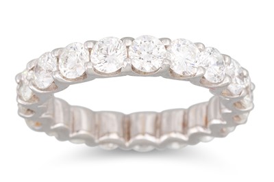 Lot 226 - A DIAMOND FULL BAND ETERNITY RING, the...