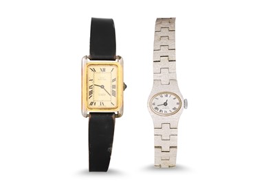 Lot 314 - TWO LADY'S WRISTWATCHES, the inca bloc with...