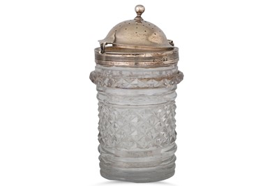 Lot 400 - A GEORGE V IRISH SILVER MUSTARD POT, Dublin...