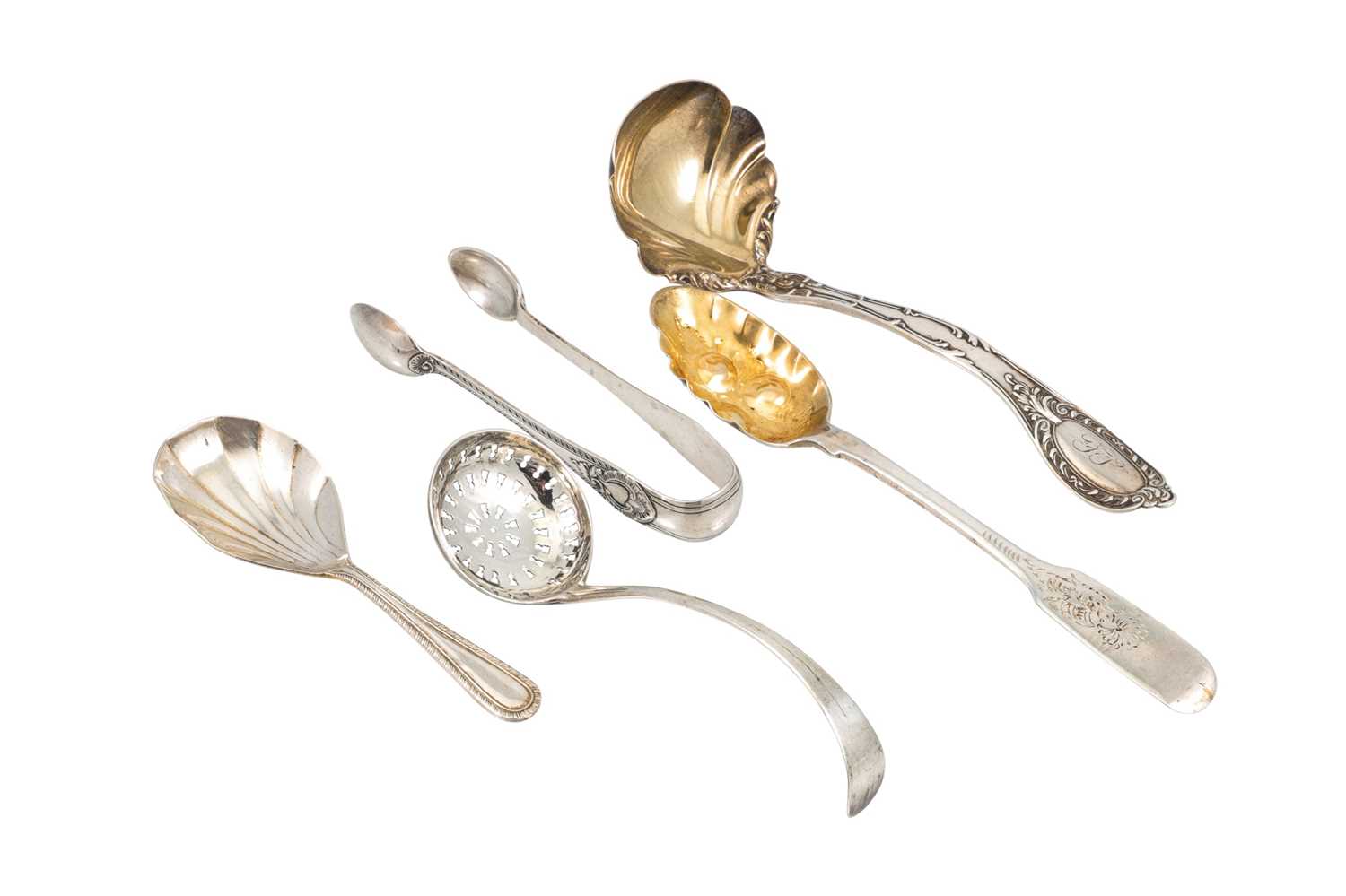 Lot 523 - AN INTERESTING COLLECTION OF STERLING SILVER...