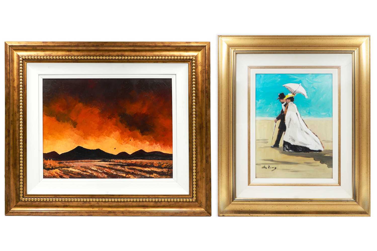 Lot 277 - TWO IRISH SCHOOL PAINTINGS, artist unknown,...