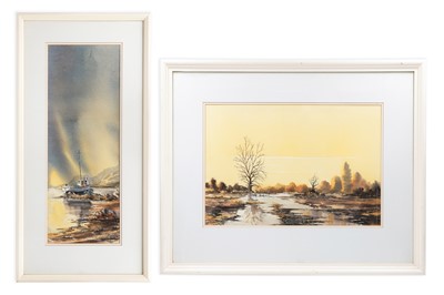 Lot 279 - ROLAND BYRNE, (IRL Contemporary) x 2, “Autumn...