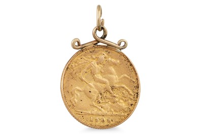 Lot 18 - A HALF SOVEREIGN, 1908 with pendant attachment