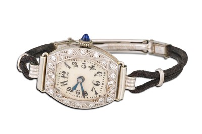 Lot 335 - A VINTAGE LADY'S COCKTAIL WATCH, 14ct gold,...