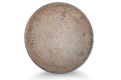 Lot 204 - A GEORGE III IRISH SILVER BANK OF IRELAND SIX...