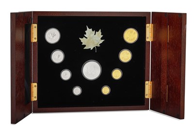 Lot 344 - A CANADA 1988 PROOF 3 METAL CASED COIN SET, 4...
