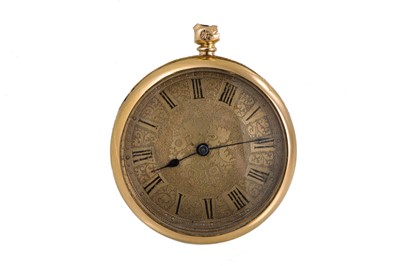 Lot 436 - AN OPEN FACED POCKET WATCH, in 18ct gold
