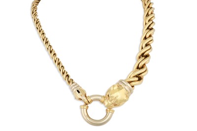 Lot 51 - AN 18CT GOLD ITALIAN NECKLACE, the rope link...