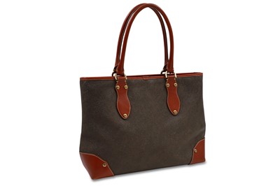 Lot 203 - A MULBERRY LEATHER TOTE HANDBAG, the shoulder...