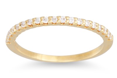 Lot 235 - A DIAMOND HALF ETERNITY RING, mounted in 18ct...