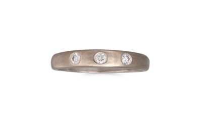 Lot 354 - A DIAMOND SET BAND, mounted in 18ct white gold,...