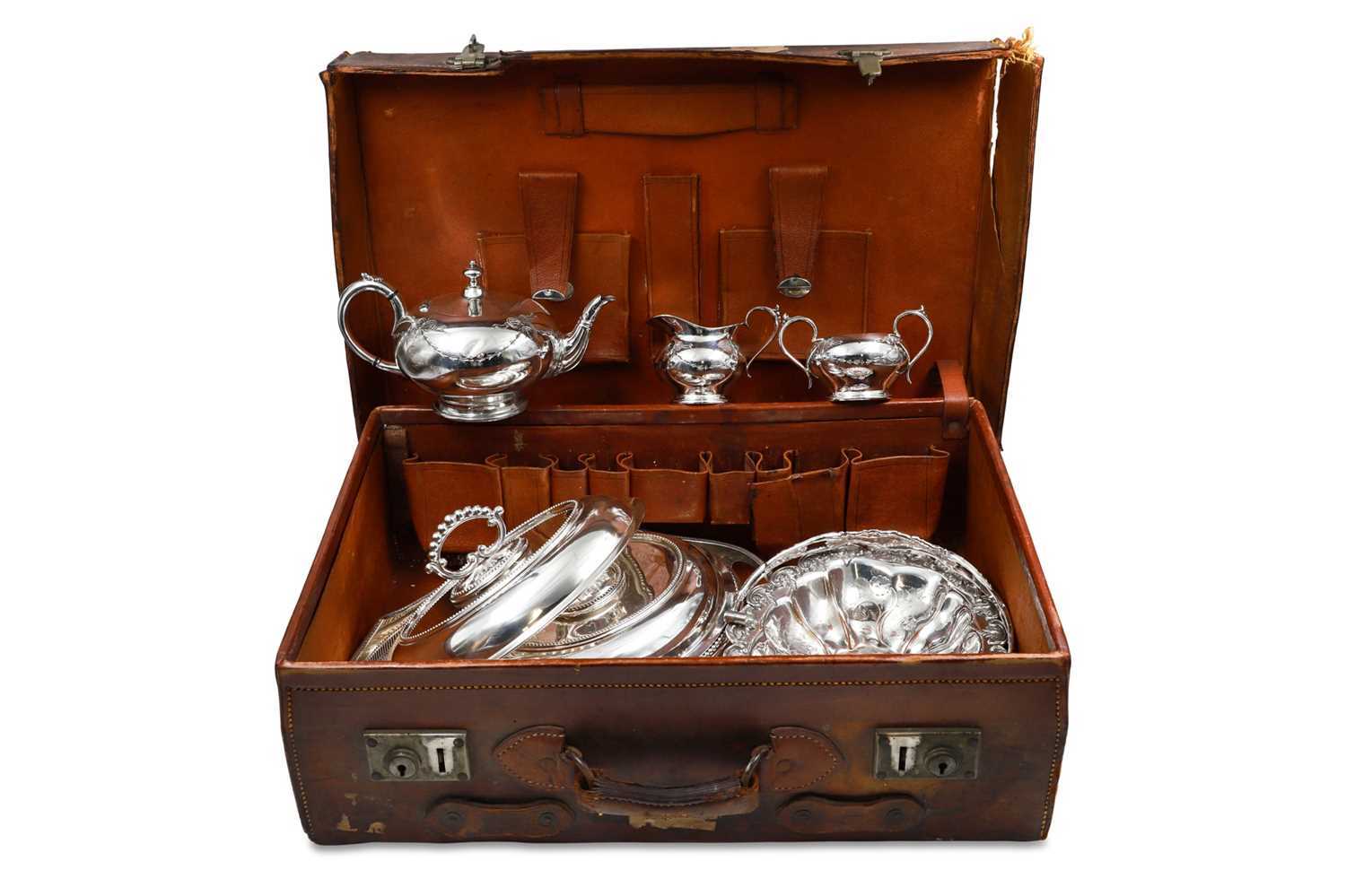 Lot 393 - A LARGE COLLECTION OF VINTAGE SILVER PLATED...