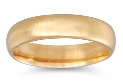 Lot 251 - AN 18CT GOLD RING, 6.1 g. Size: Q