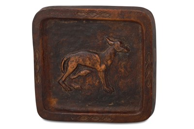 Lot 440 - A MODERN IRISH BRONZE PAPERWEIGHT, inscribed...