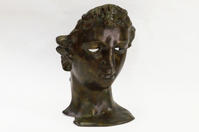 Lot 227 - A LARGE CAST BUST, approx 19" x 14"