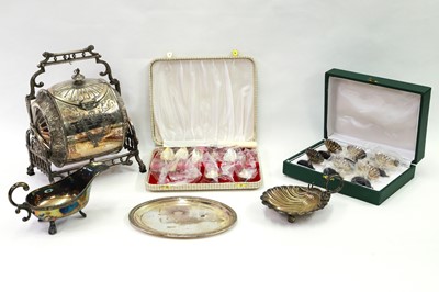 Lot 245 - A COLLECTION OF SILVER PLATED EPNS ITEMS, to...