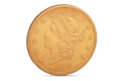 Lot 400 - A 1900 AMERICAN DOUBLE EAGLE, $20 US coin....