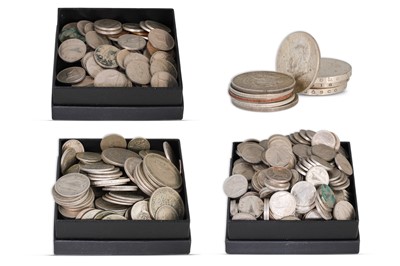 Lot 378 - A COLLECTION OF ENGLISH, IRISH AND US SILVER...