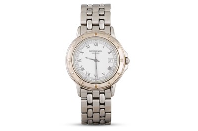 Lot 366 - A RAYMOND WEIL GENEVE WRISTWATCH, stainless...