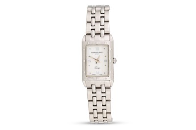 Lot 368 - A LADY'S RAYMOND WEIL WRISTWATCH, stainless...