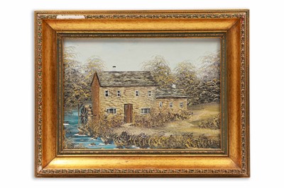 Lot 417 - PETER FREEMAN (UK ARTIST) ''Mill House'' oil...