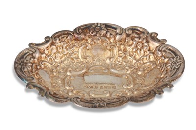 Lot 208 - A IRISH SILVER BON BON DISH, by Jewellery...