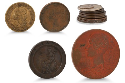 Lot 471 - A COLLECTION OF MAINLY ENGLISH COINS & MEDALS,...