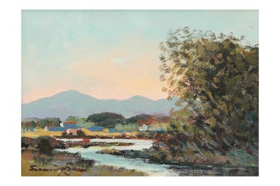 Lot 446 - WILLIAM CUNNIGHAM, (N Ireland B. 1946) "River...