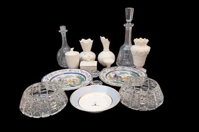 Lot 499 - A MODERN WATERFORD GLASS DECANTER AND STOPPER,...