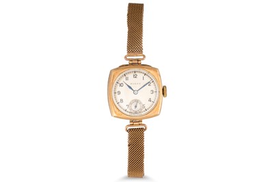 Lot 313 - A LADY'S ROLEX WRISTWATCH, 9ct rose gold, ca...