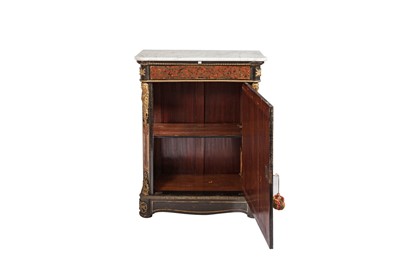 Lot 149 - A VICTORIAN BOUILLE-STYLE PIER CABINET, white...