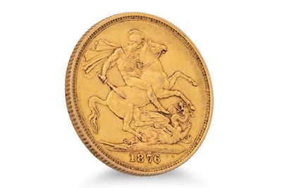 Lot 325 - AN 1876 SYDNEY ENGLISH FULL GOLD SOVEREIGN...