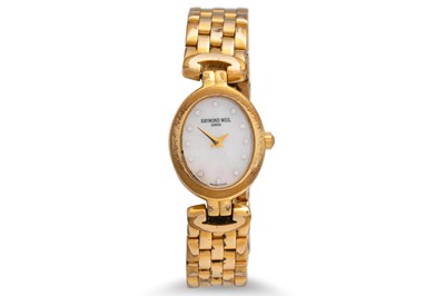 Lot 310 - A LADY'S RAYMOND WEIL WRISTWATCH, mother of...