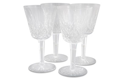 Lot 368 - A MODERN SET OF FOUR LISMORE WATERFORD CRYSTAL...