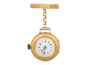 Lot 133 - AN ANTIQUE 18CT GOLD SWISS MADE POCKET WATCH,...