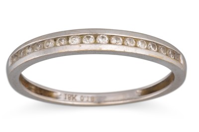 Lot 143 - A DIAMOND HALF ETERNITY RING, mounted in 18ct...