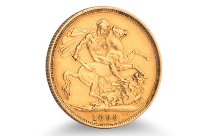 Lot 385 - AN 1899 SYDNEY FULL SOVEREIGN ENGLISH GOLD...