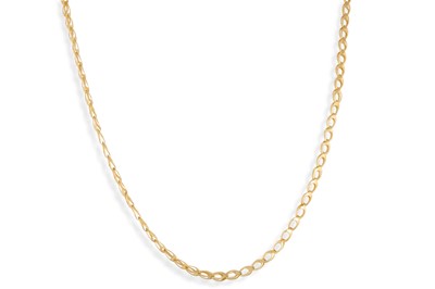 Lot 283 - AN 18CT GOLD CHAIN, 6.2g