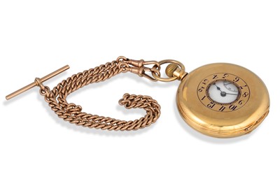 Lot 374 - AN 18CT GOLD ANTIQUE EDWARDIAN POCKET WATCH,...