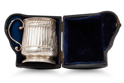 Lot 463 - A GEORGE III SILVER CHRISTENING CUP, by...